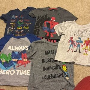 3 t super hero bundle t shirts